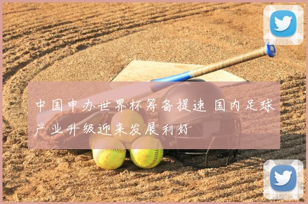 中国申办世界杯筹备提速 国内足球产业升级迎来发展利好